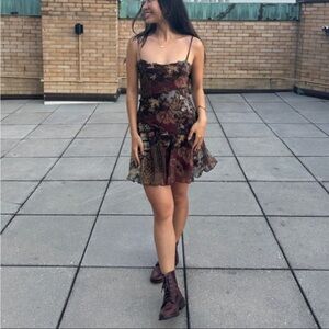Urban Outfitters Mini Slip Dress Whimsigothic Fairy Grunge Size M